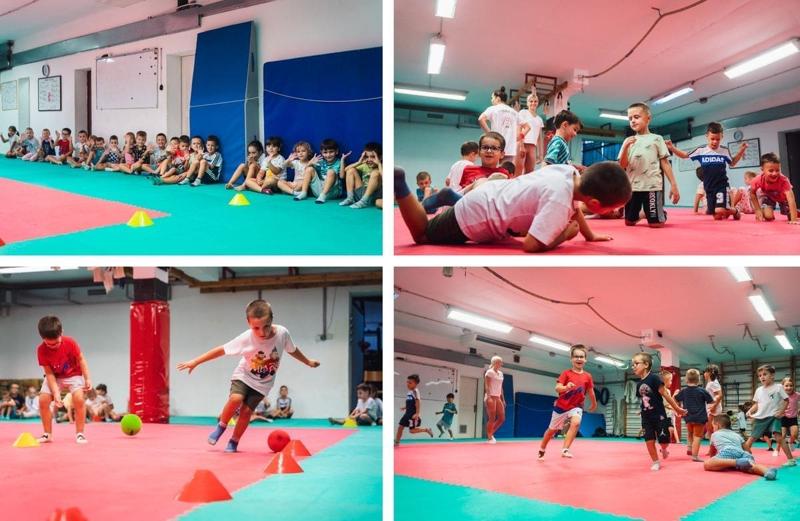 Judo trening u klubu Pujanke